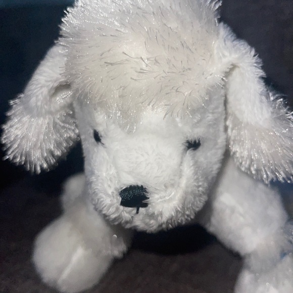 LIL’ Kinz WEBKINZ Ganz WHITE POODLE HS014 hang & but Tag No Code plush stuffed - Picture 2 of 9